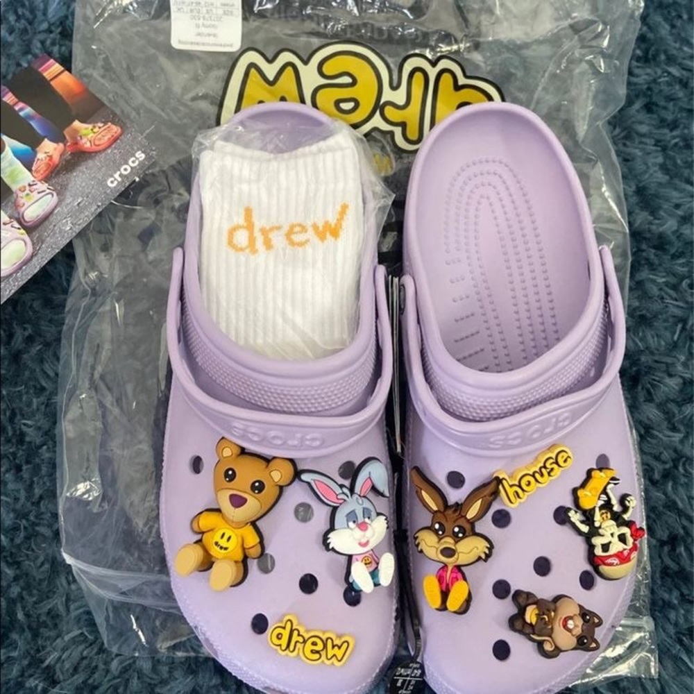 COPY - JB crocs  ( Justin Bieber, drew purples cr…